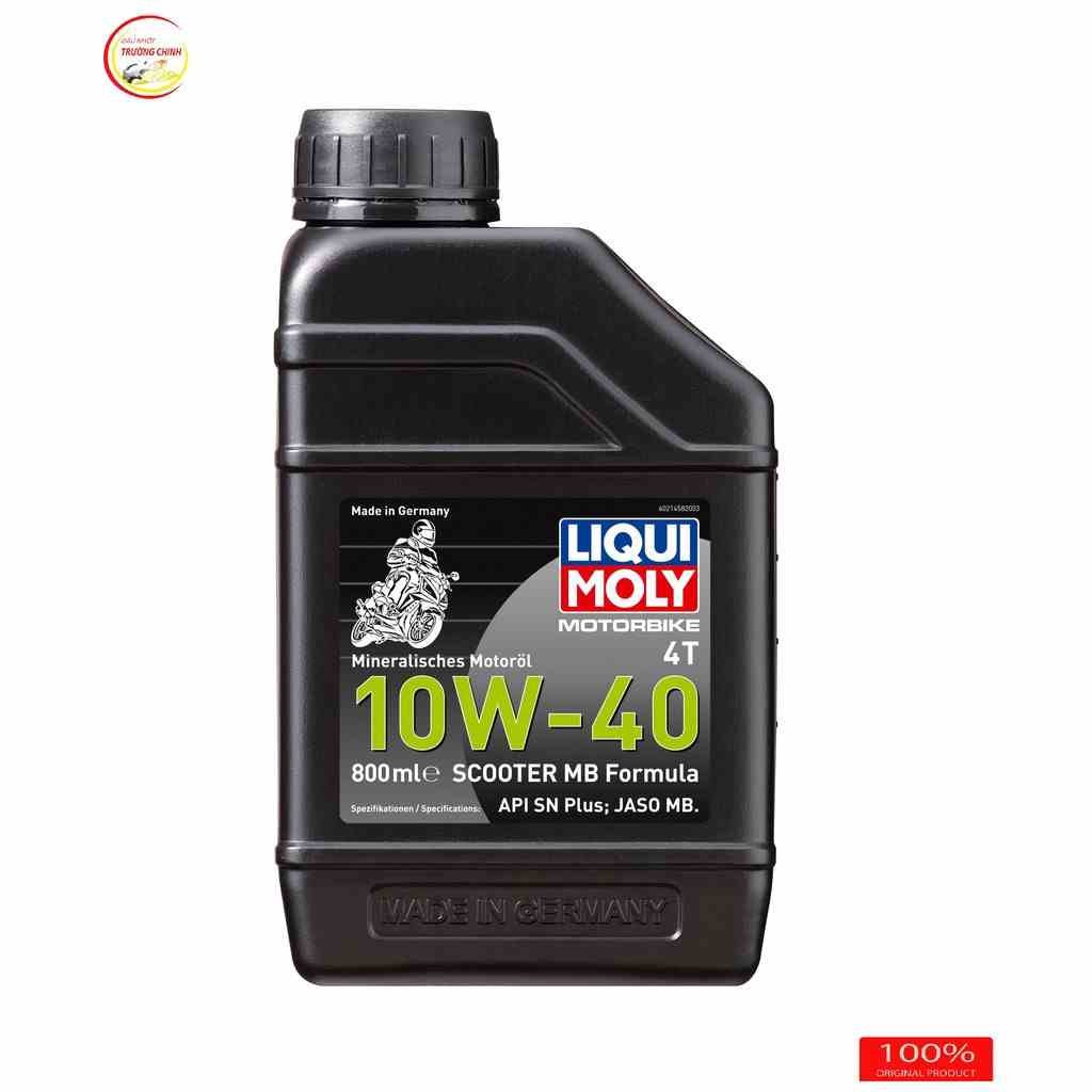 [Mã BMLTB200 giảm đến 100K đơn 499K] Nhớt Liqui Moly 10W-40 Scooter MB Formula 800ML dành cho xe ga