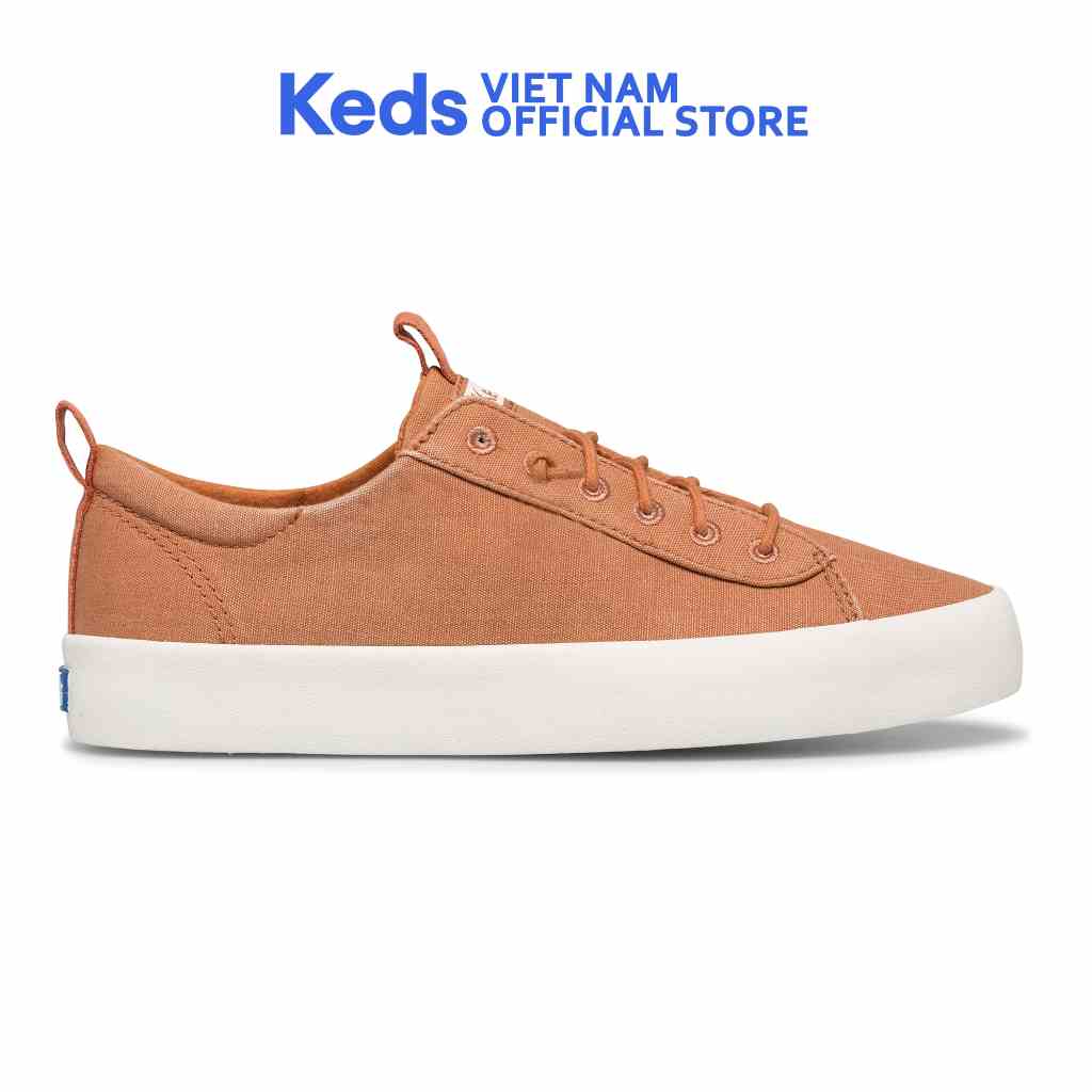 Giày Keds Nữ- Kickback Canvas Organic Cotton Burnt Red- KD065480