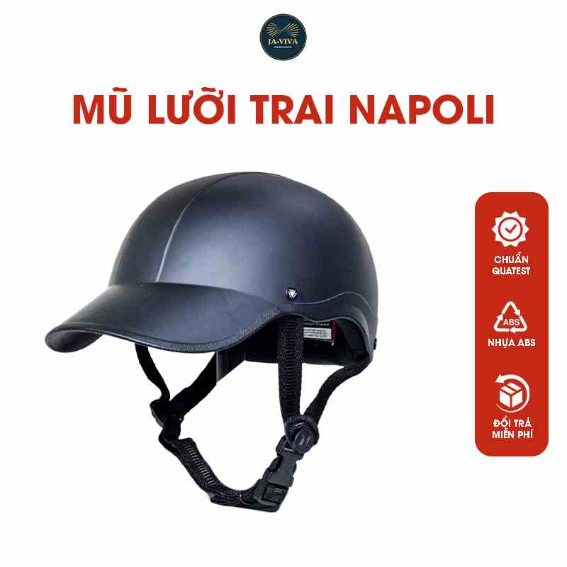 Mũ bảo hiểm lưỡi trai thời trang GRO, sơn nhám cao cấp, size 56-59cm