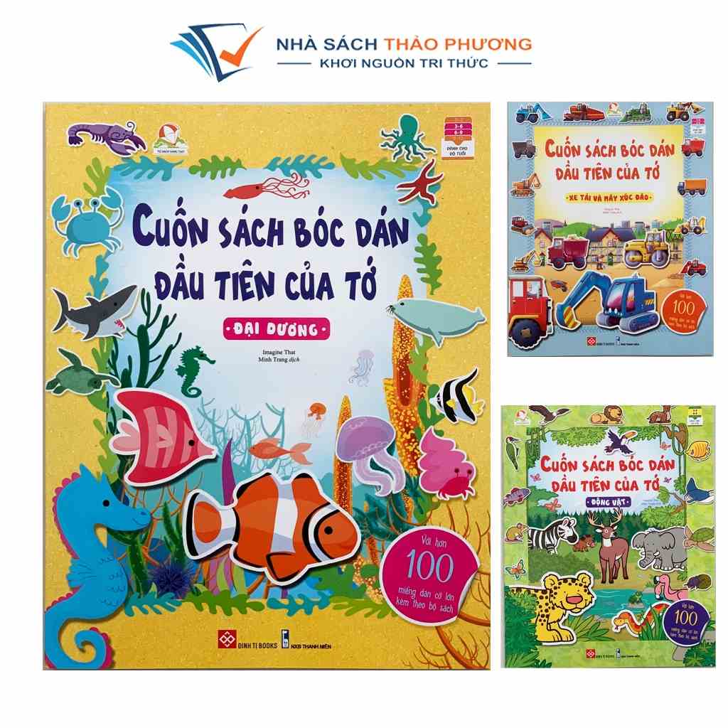 Sách-Cuốn sách bóc dán đầu tiên của tớ cho bé từ 3-9 tuổi