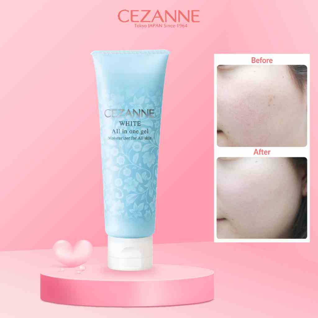 Kem dưỡng ẩm và trắng da Cezanne Moisture Whitening Gel Nhật Bản 80g