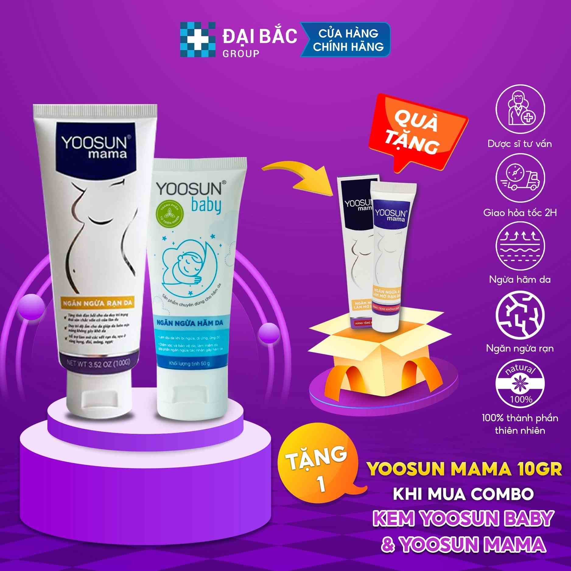 [MUA 2 TẶNG 1]Mua combo YOOSUN Baby, YOOSUN Mama được tặng một bấm móng tay trị giá trên 20k