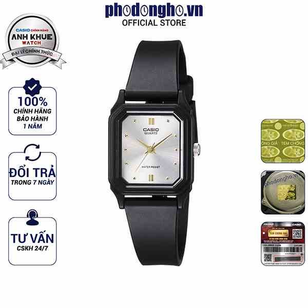 Đồng hồ nữ dây nhựa Casio Anh Khuê LQ-142 LQ-142E-7ADF