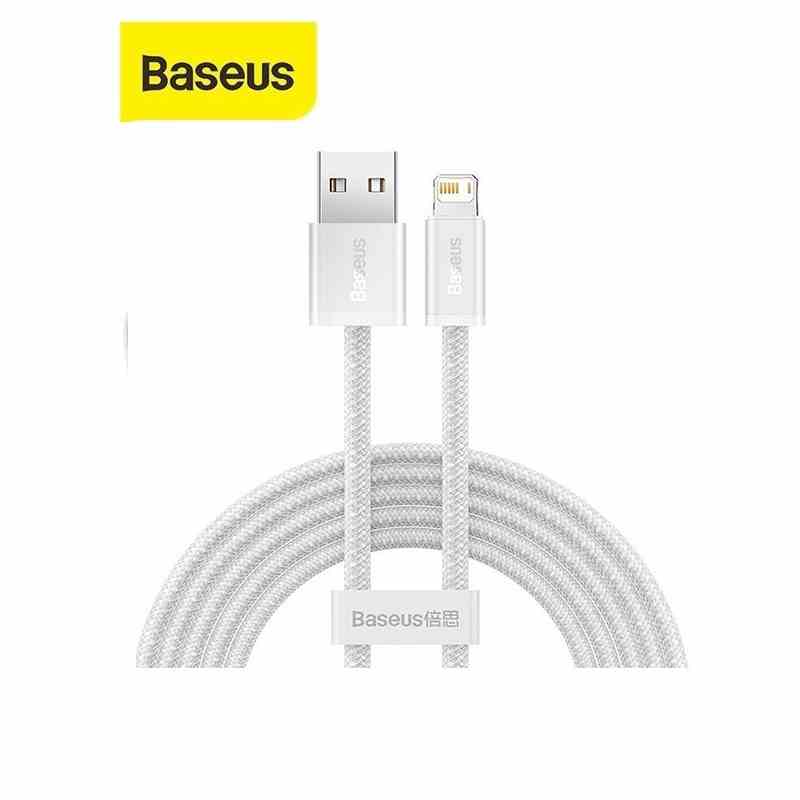 Cáp sạc Baseus Dynamic Series USB to Lightning sạc nhanh 2.4A cho iPhone/iPad, data tốc độ cao, dây bọc dù, dài 1m/2m