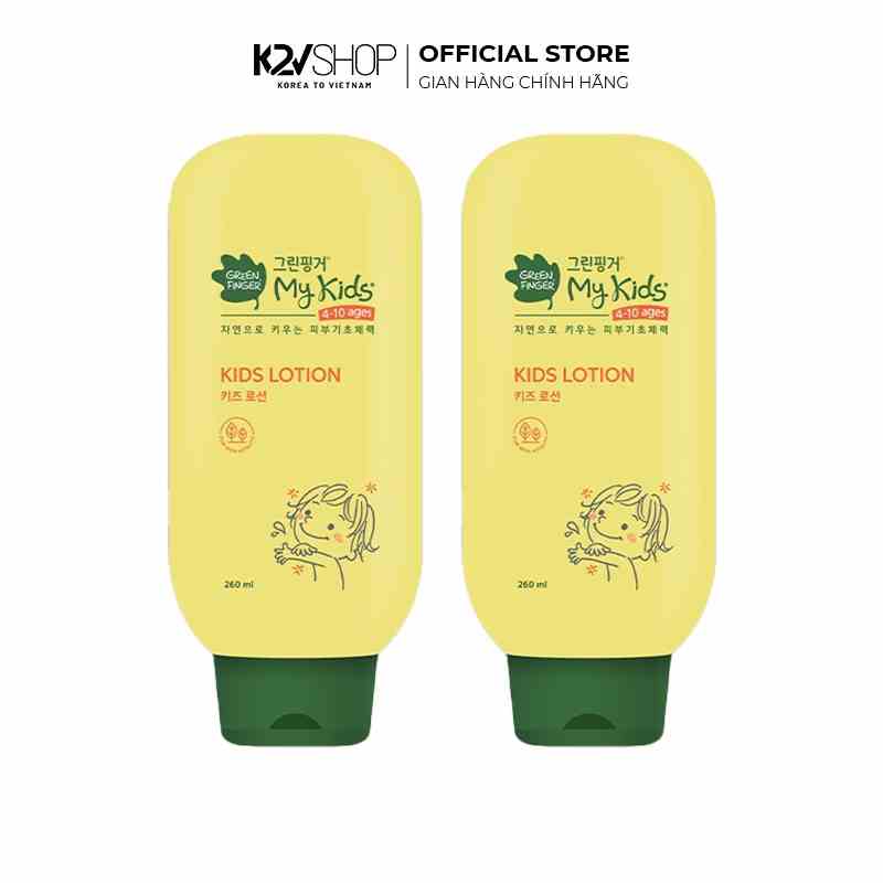 Sữa Dưỡng Thể Dưỡng Ẩm Da Cho Bé Từ 3 Tuổi Greenfinger MyKids Lotion 260ml - K2V Shop