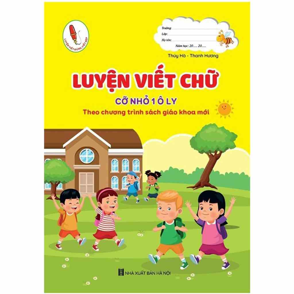 Sách - Luyện Viết Cỡ Chữ Nhỏ 1 Ô Ly (Dành Cho Học Sinh Lớp 1 Hạ Cỡ Chữ)