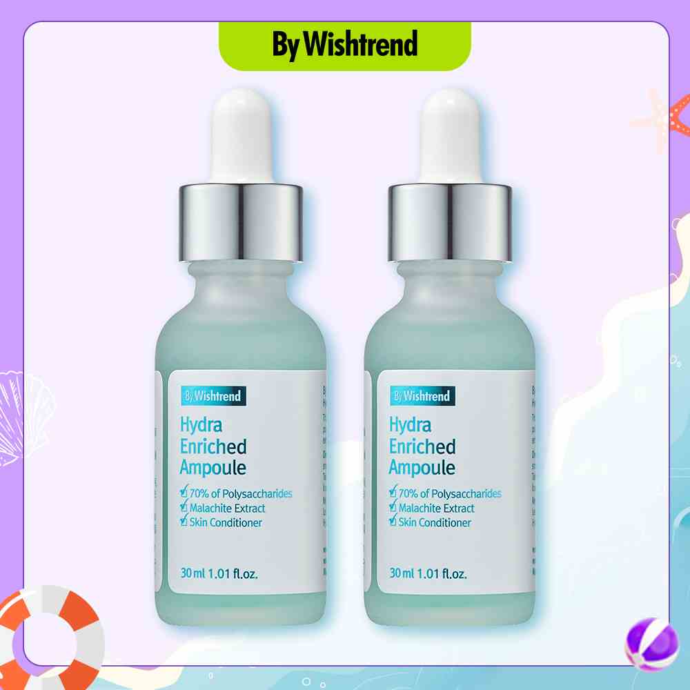 Combo 2 By Wishtrend tinh chất Hydra Enriched Ampoule 30ml date 6.2024