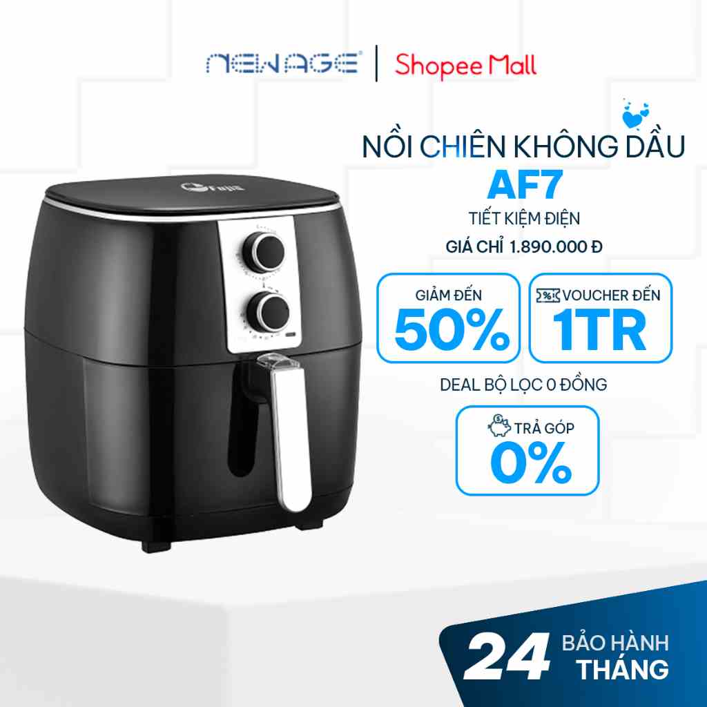 Nồi chiên không dầu FujiHome nhập khẩu chính hãng Nhật Bản, nồi chiên công suất 1800W, bảng điều khiển điện tử hiện đại