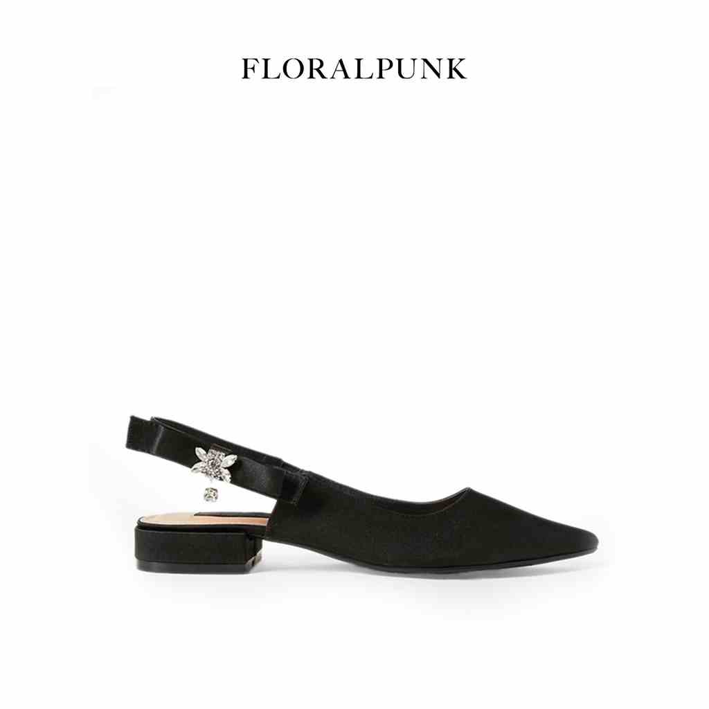 Giày Floralpunk Flower Slingback Flats