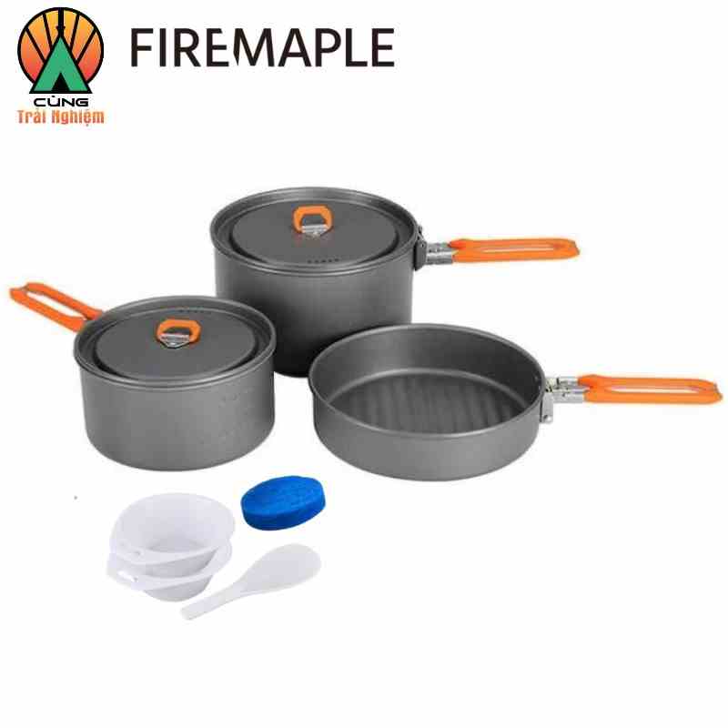 COMBO Nồi Chảo Nấu Ăn 3 Trong 1 Fire Maple Feast 3 Gọn Nhẹ Chuyên Dụng Cho Dã Ngoại Cắm Trại Ngoài Trời