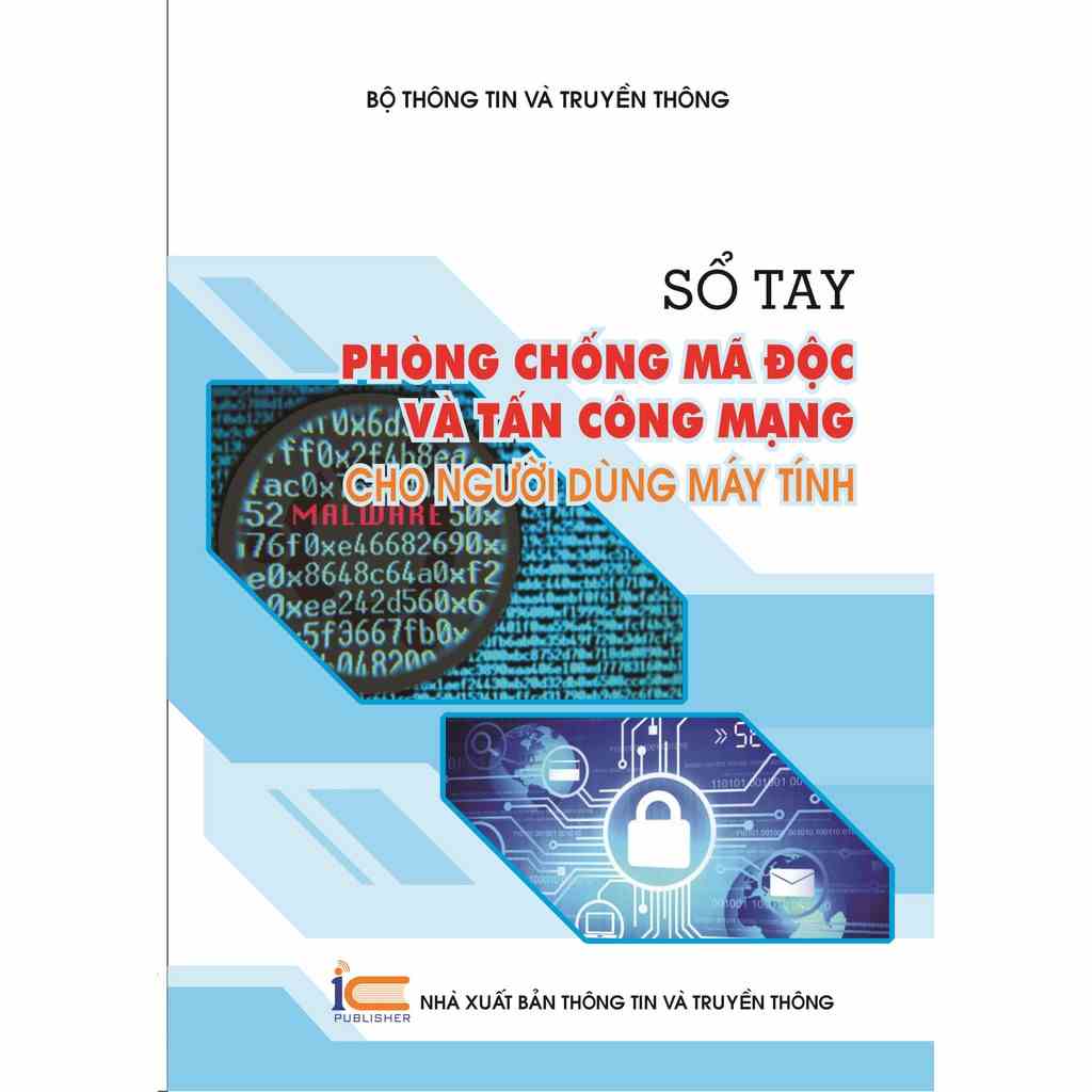 [Mã BMLTB200 giảm đến 100K đơn 499K] Sách Sổ tay phòng chống mã độc và tấn công mạng cho người dùng máy tính