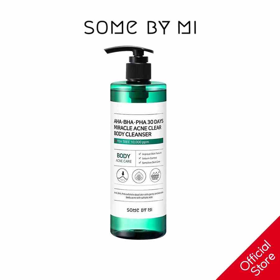 [Mã COSDEP -8% ĐH250k]Sữa Tắm Giúp Giảm Mụn SOME BY MI AHA-BHA-PHA 30 Days Miracle Acne Clear Body Cleanser 400g