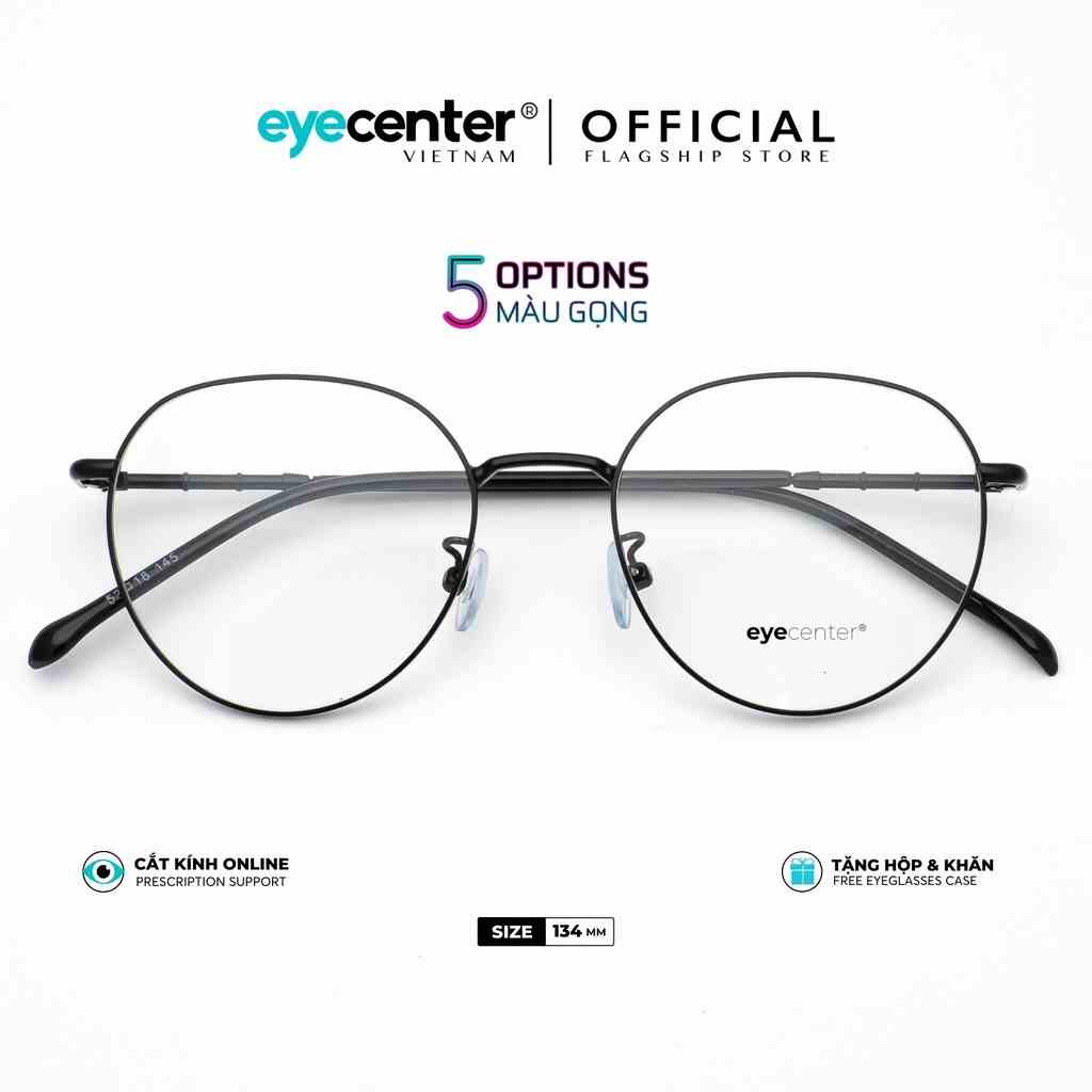 Gọng kính cận tròn nam nữ chính hãng K24S by EYECENTER nhập khẩu Eye Center Vietnam