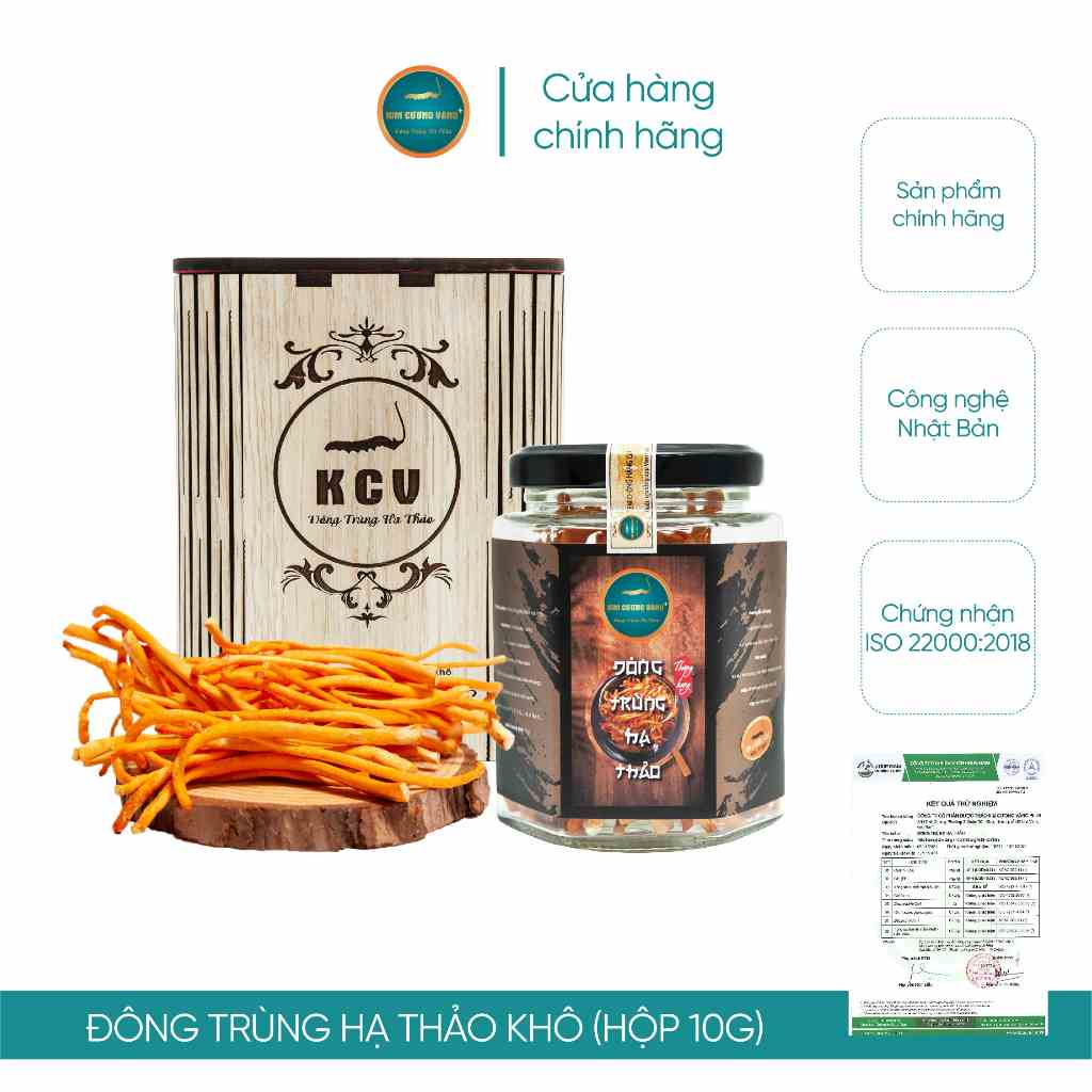 [Mã BMLTB200 giảm đến 100K đơn 499K] Đông Trùng Hạ Thảo Khô (Hộp 10g)