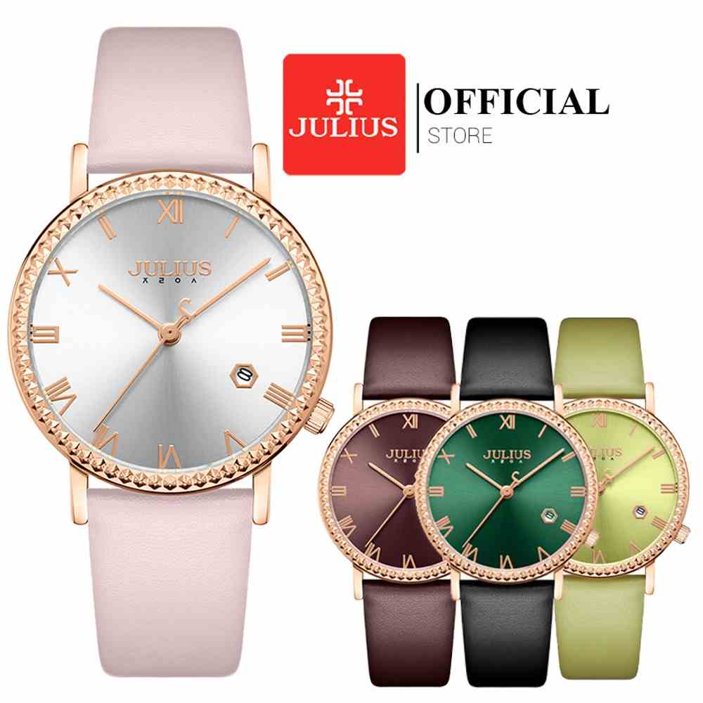 Julius Official | Đồng hồ nữ Julius Ja-1339 dây da