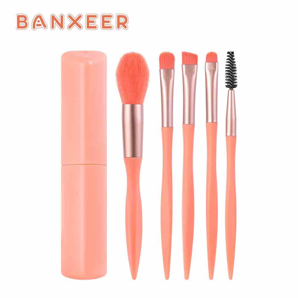 Bộ 5 Cọ Trang Điểm BANXEER Với Ống 4 Màu 50g