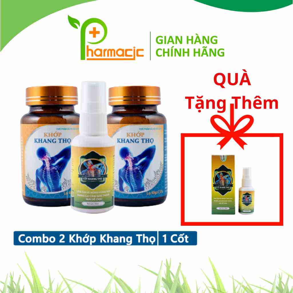 Combo 2 Khớp KHANG THỌ Chính Hãng và 1 Cốt KHANG THỌ - Giải Pháp Cho Người Bệnh Xương Khớp