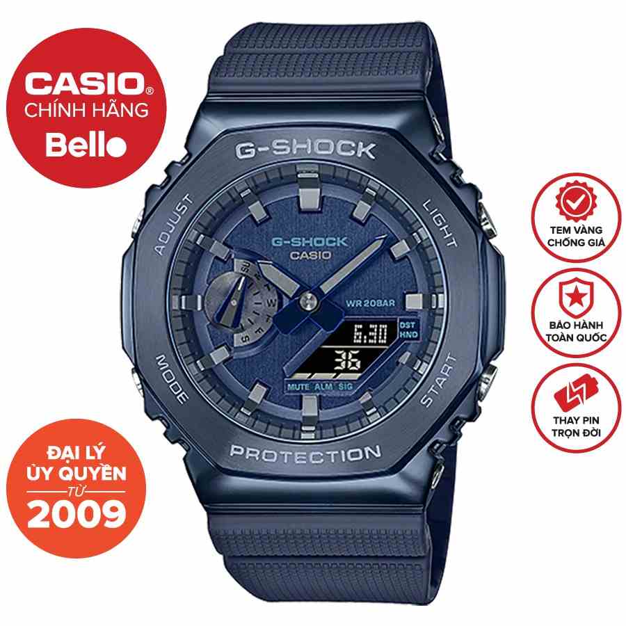 Đồng hồ Nam Dây nhựa Casio G-Shock GM-2100N-2ADR chính hãng bảo hành 5 năm Pin trọn đời