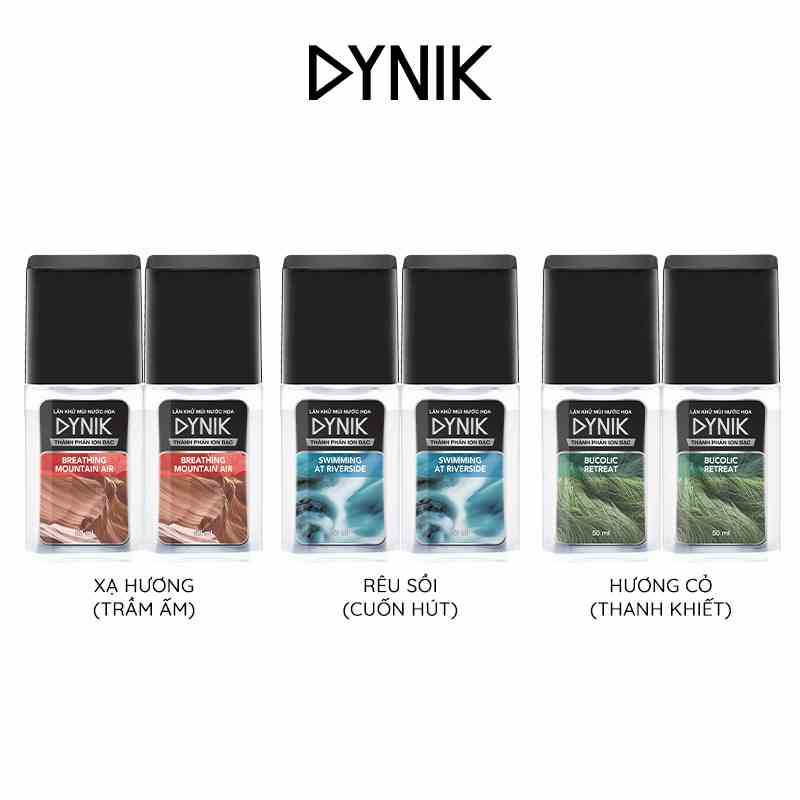 Combo 2 Lăn khử mùi nước hoa Dynik ngăn mùi vượt trội 50ml/chai