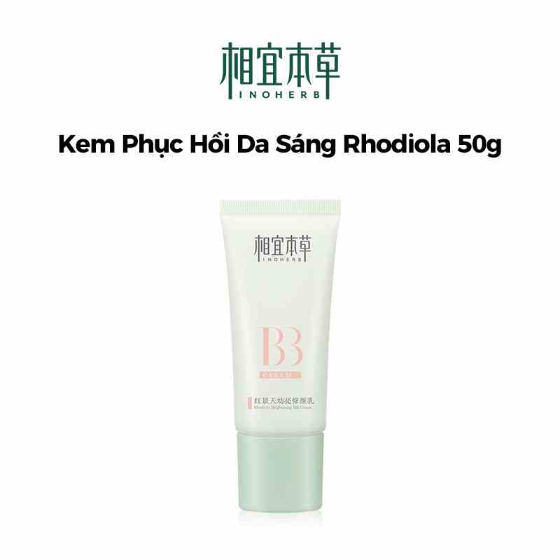 INOHERB Kem BB Làm Sáng Da  Rhodiola Brightening BB Cream 50g