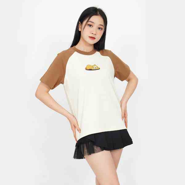 [Mã BMLTB35 giảm đến 35K đơn 99K] Áo Thun Baby Tee Bello In Hình Con Lười Tay Raglan A5-007