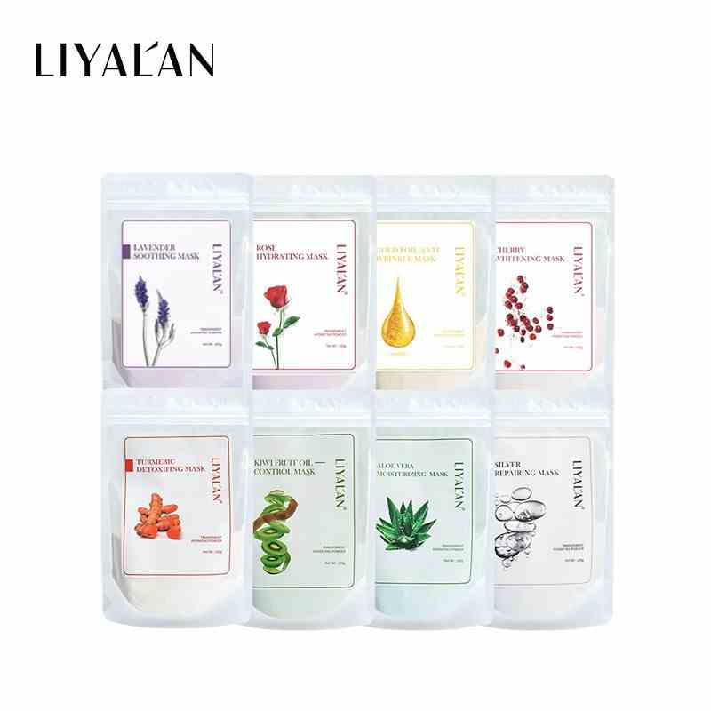 Mặt nạ LIYALAN collagen vàng hồng dạng lột chăm sóc da mặt chuyên dụng 100g