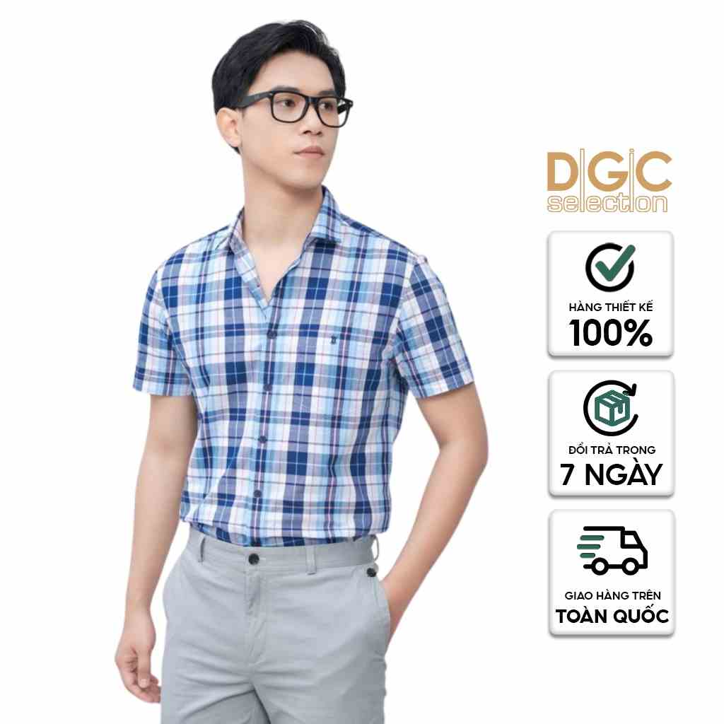 Áo sơ mi ngắn tay Regular Fit DGCs SASNCB36MS