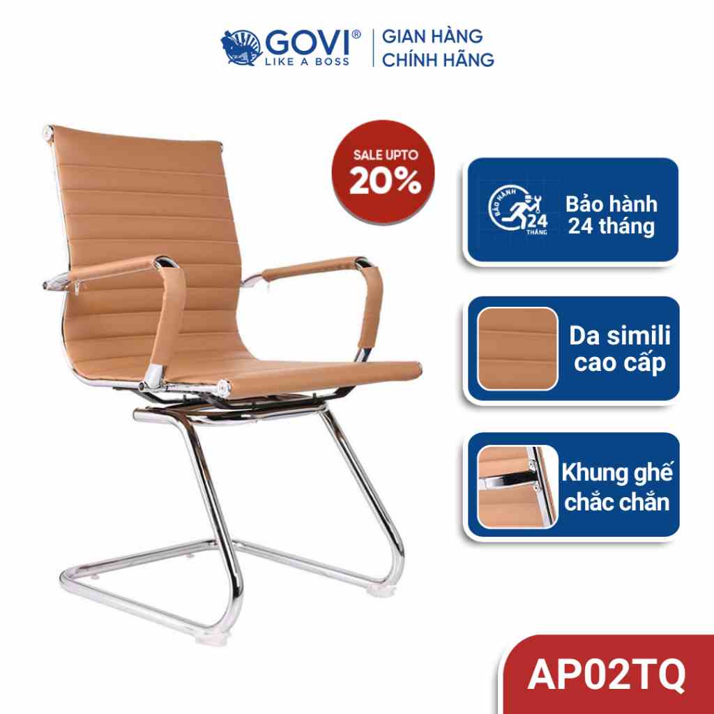 Ghế chân quỳ GOVI Apollo AP02TQ Da Simili lưng thấp