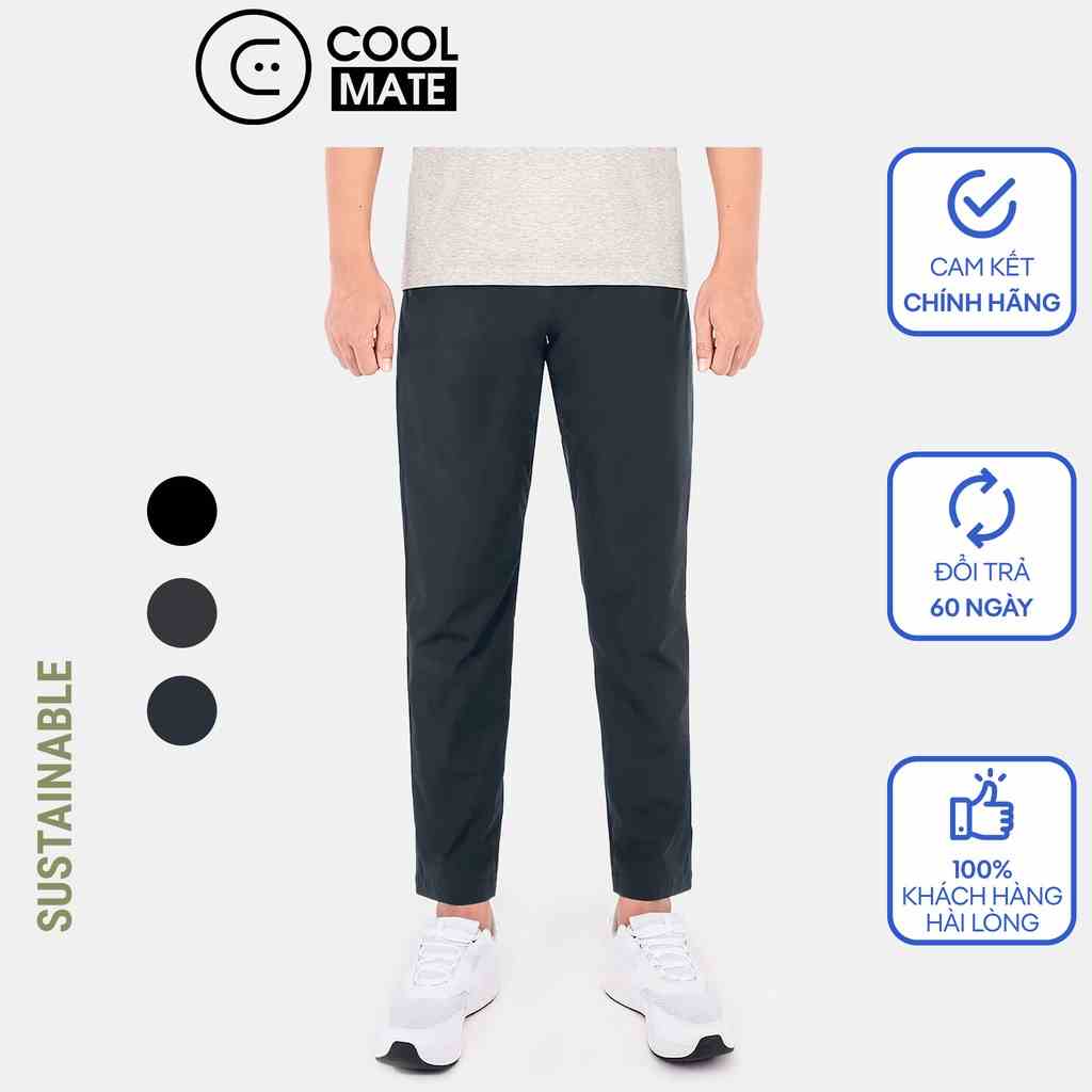 Quần dài nam Daily Pants - sợi Sorona, nhuộm Cleandye thương hiệu Coolmate