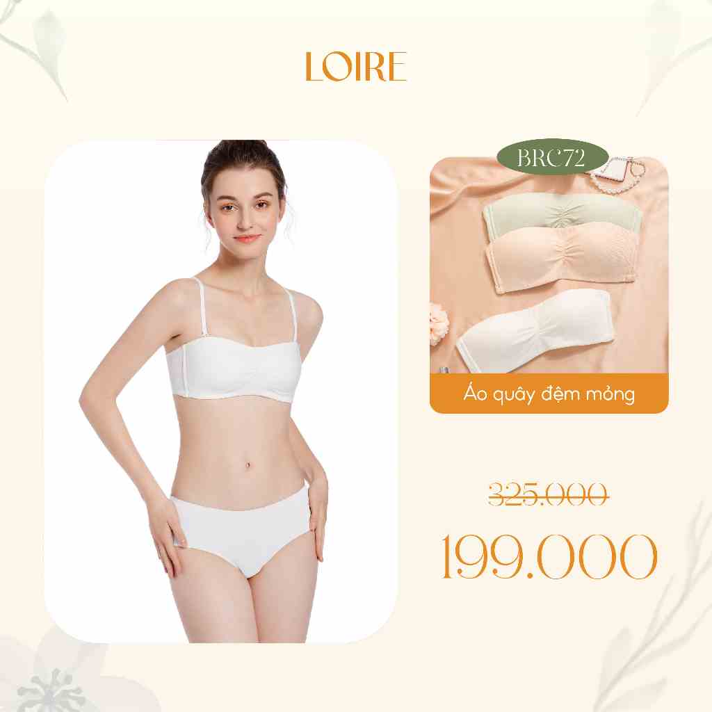 Áo Quây Không Gọng Đệm Mỏng Loirechic BRQ72