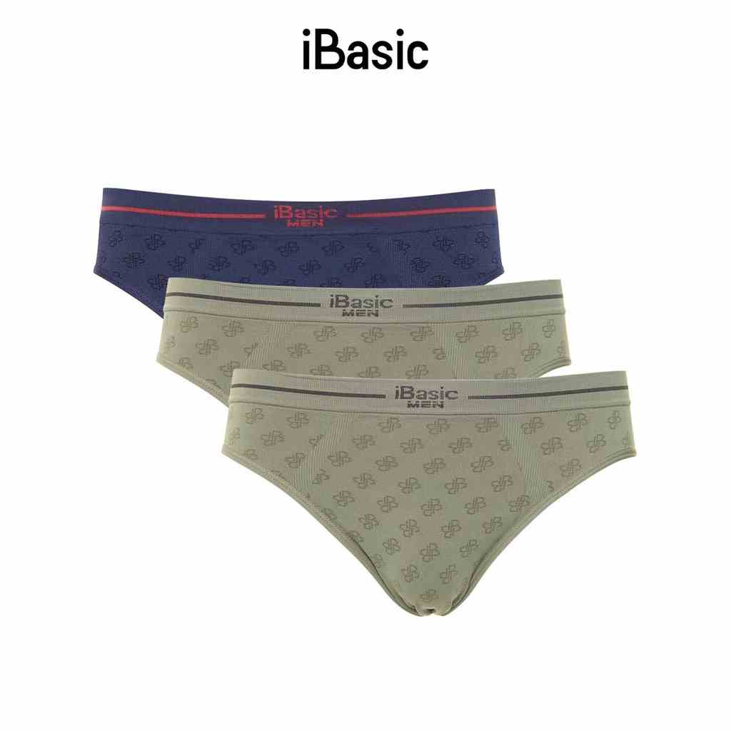 Combo 3 quần lót nam không đường may Brief Seamless iBasic PANM094