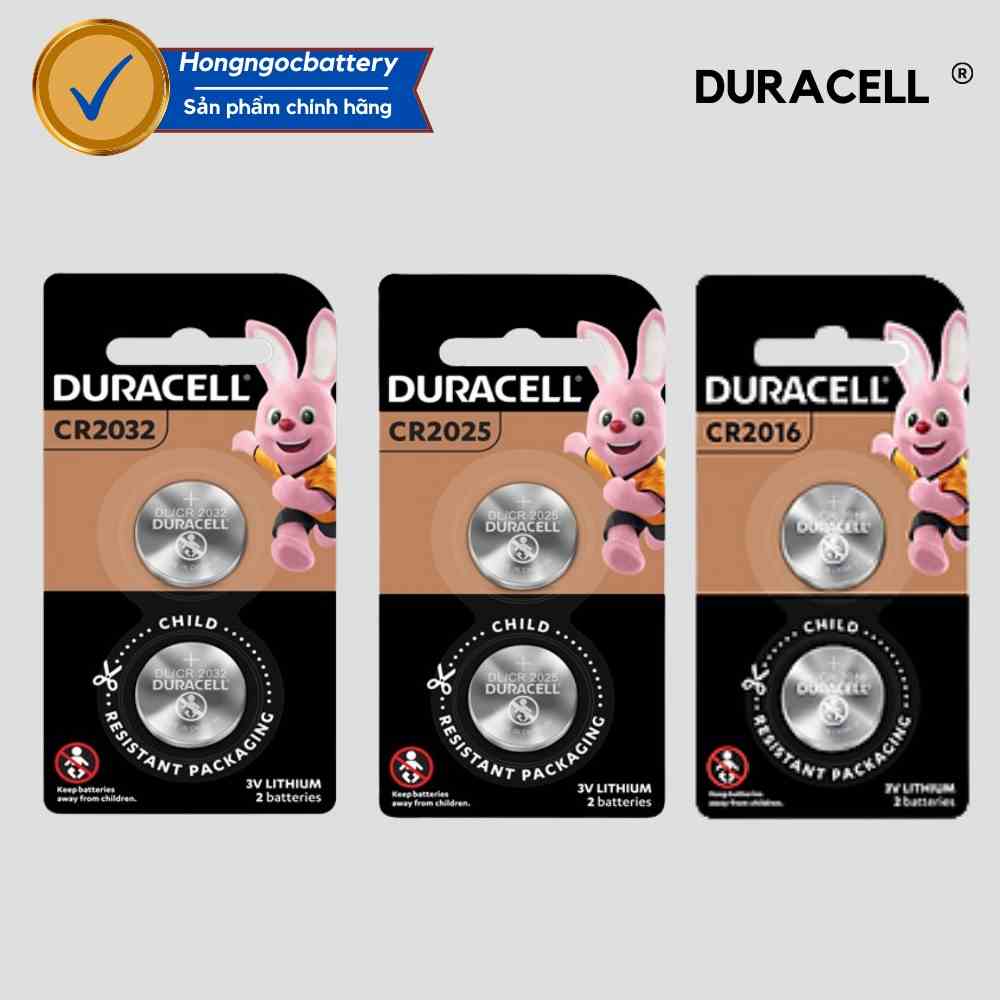 [Mã BMLTB35 giảm đến 35K đơn 99K] Vỉ 2 Viên Pin Duracell CR2032 / CR2025 / CR2016 Lithium 3V - Hàng chính hãng