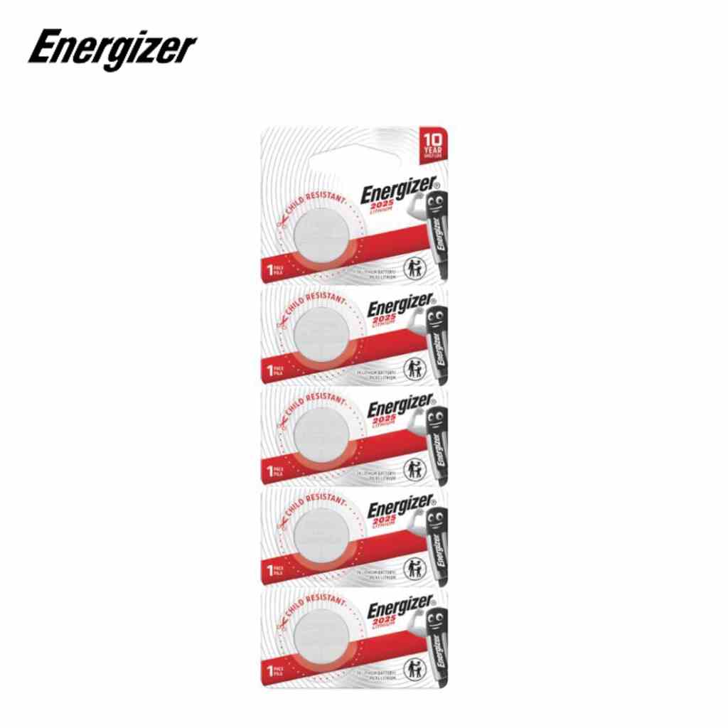 PIN ENERGIZER Lithium CR2025 TS1x5 - Vỉ 5 viên - Hàng chính hãng