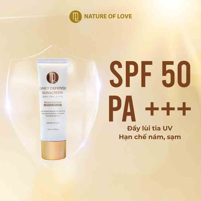 [Mã BMLTB200 giảm đến 100K đơn 499K] KEM CHỐNG NẮNG PHỔ RỘNG DAILY DEFENSE SUNSCREEN SPF50 PA+++