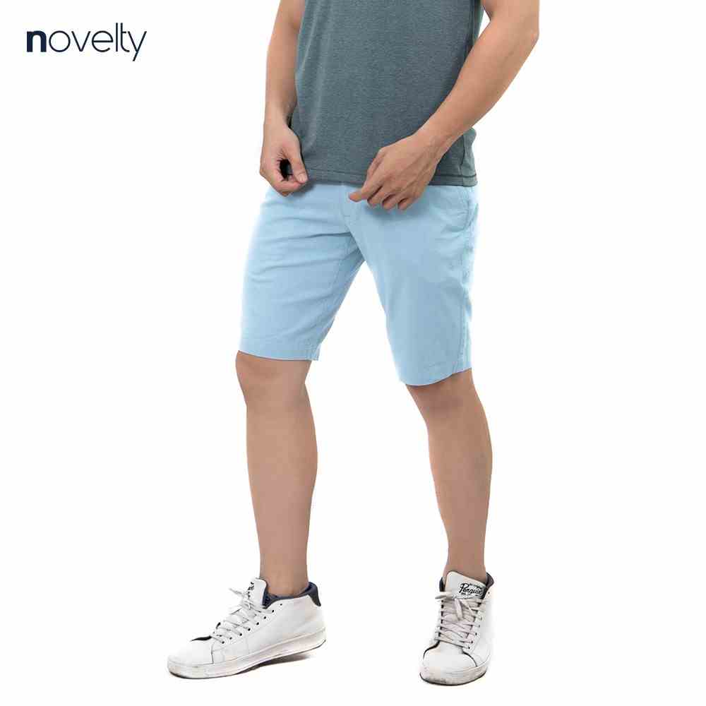 [Mã BMLTB35 giảm đến 35K đơn 99K] Quần short khaki nam 0Ply Novelty trơn màu NSKMMNMCSR2101240