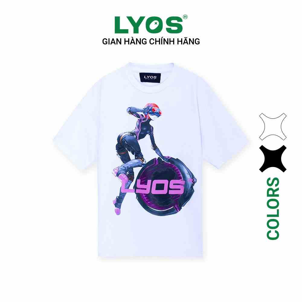 Áo Thun LYOS Myopic T-Shirt Trắng/ Đen