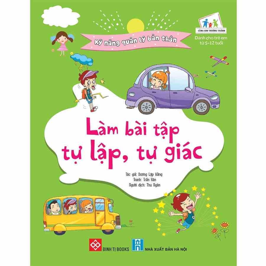 Sách - Kỹ năng quản lý bản thân- Làm bài tập tự lập, tự giác