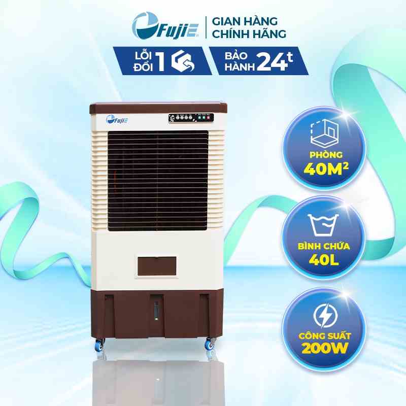 Máy làm mát không khí FujiE AC-40C bể chứa nước lớn 40L công nghệ Nhật Bản làm mát nhanh hơn bảo hành 2 năm