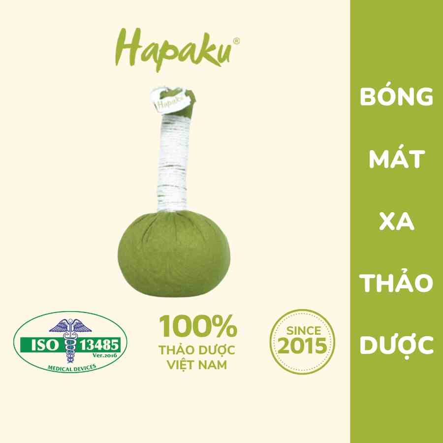 Túi Chườm Thảo Dược, Thảo Mộc, Ngải Cứu Mát-xa Giảm Đau 140g/quả - Hapaku