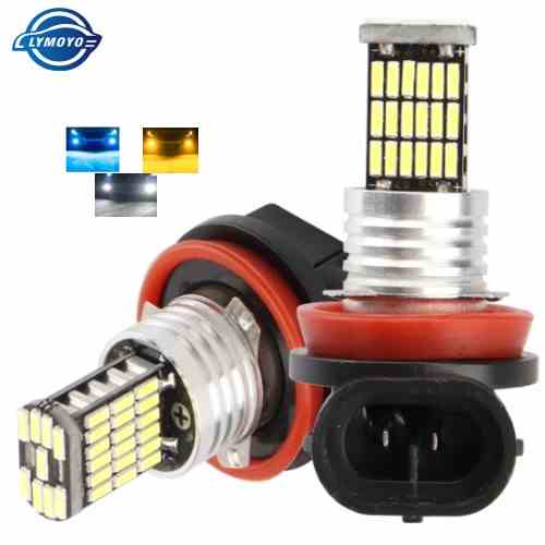 1 mục bóng đèn phá sương mù LYMOYO LED 45SMD H11 H8 H4 H1 H3 H7 H16 9005 9006 12V dành cho xe hơi