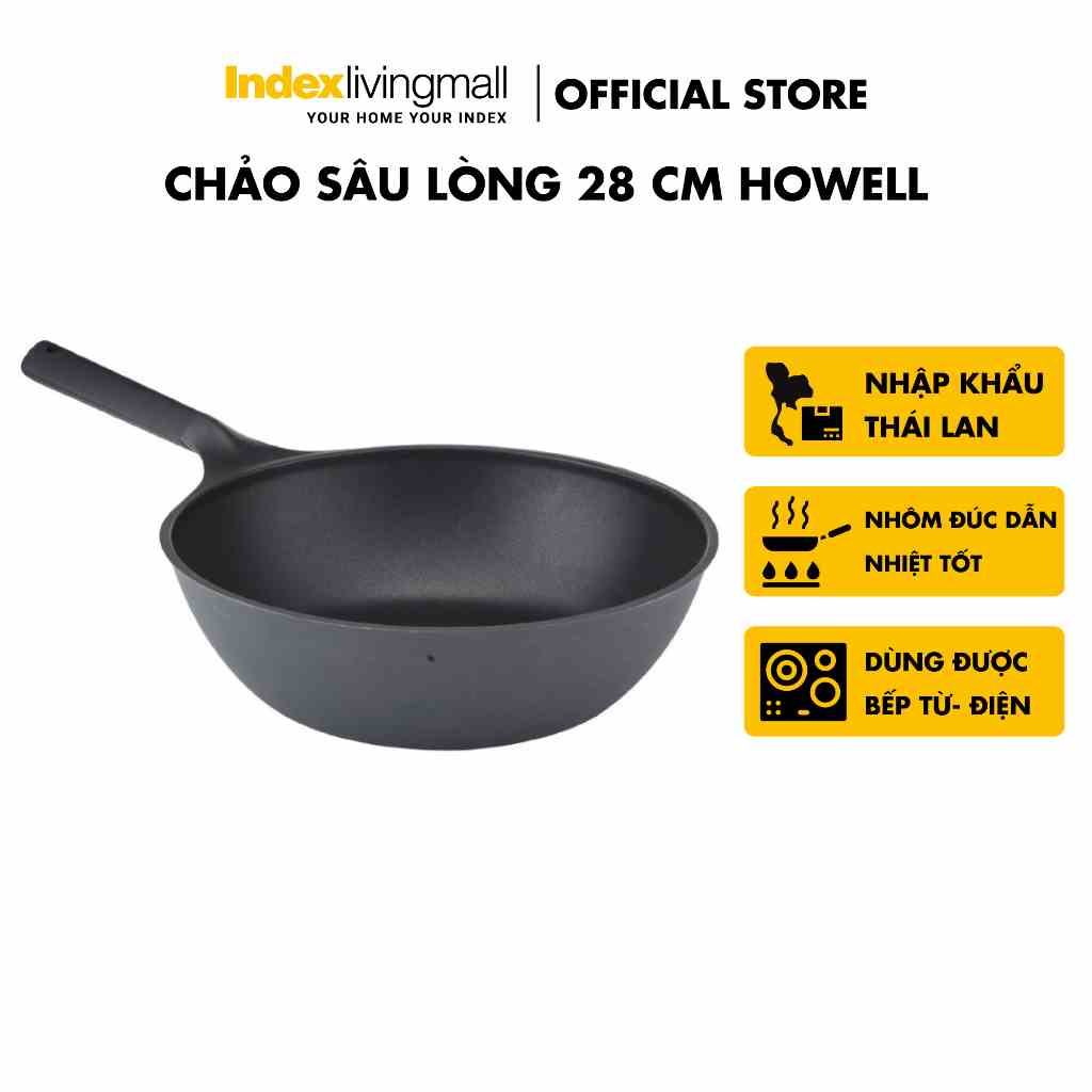 [Mã BMLTA35 giảm đến 35K đơn 99K] Chảo Sâu Lòng 28cm HOWELL Index Living Mall