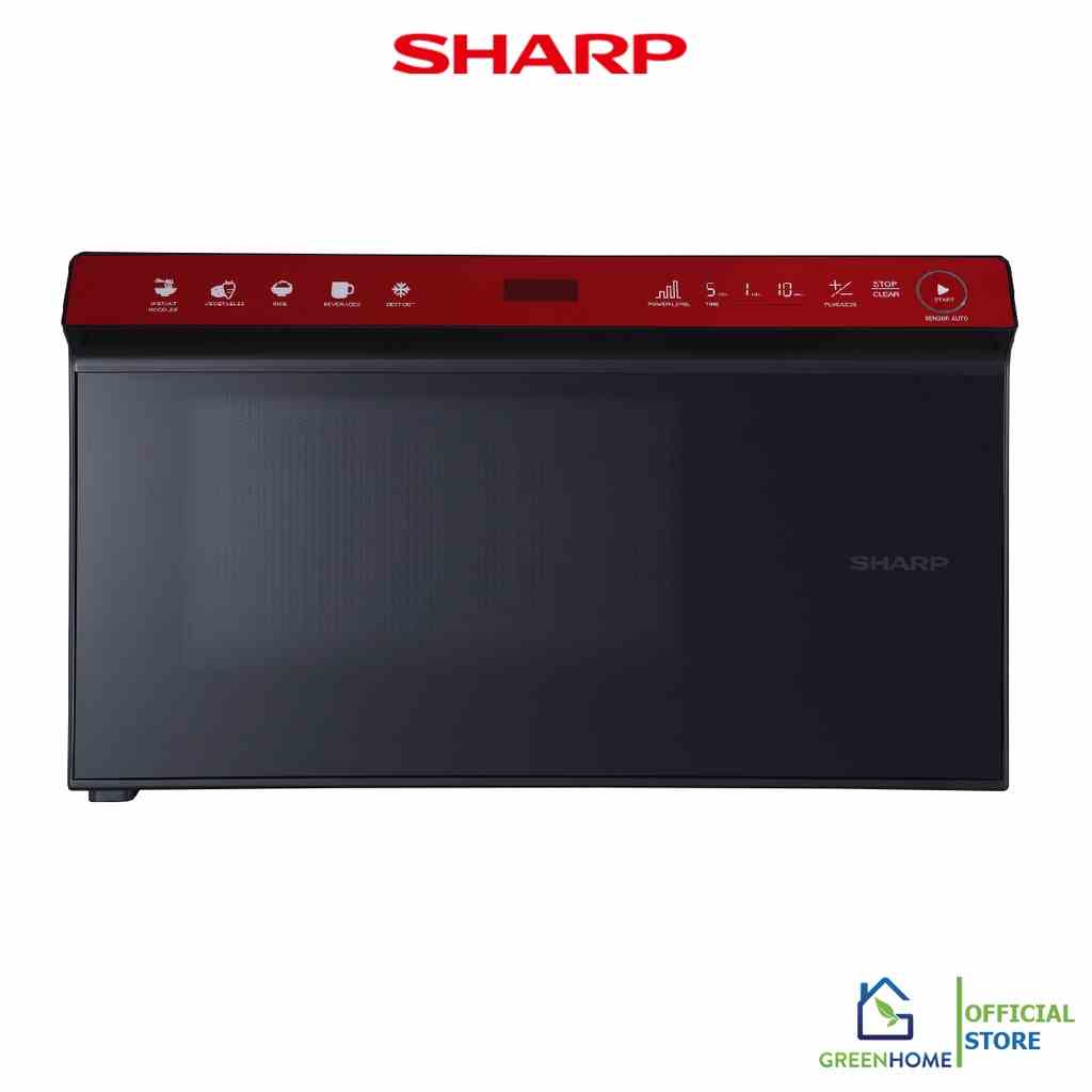 Lò vi sóng Sharp R-2235H(R), R-2235H(G) - (Bảng điều khiển cảm ứng, dung tích 23 lít, hàng chính hãng, bảo hành 12 tháng