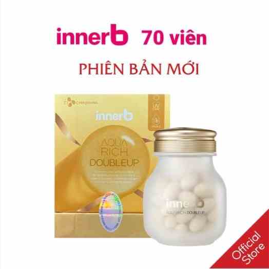 [Bạn mới nhập COSHBM -50% đơn 0Đ] Viên Uống Cấp Nước Và Collagen InnerB Aqua Rich Double Up 70 viên