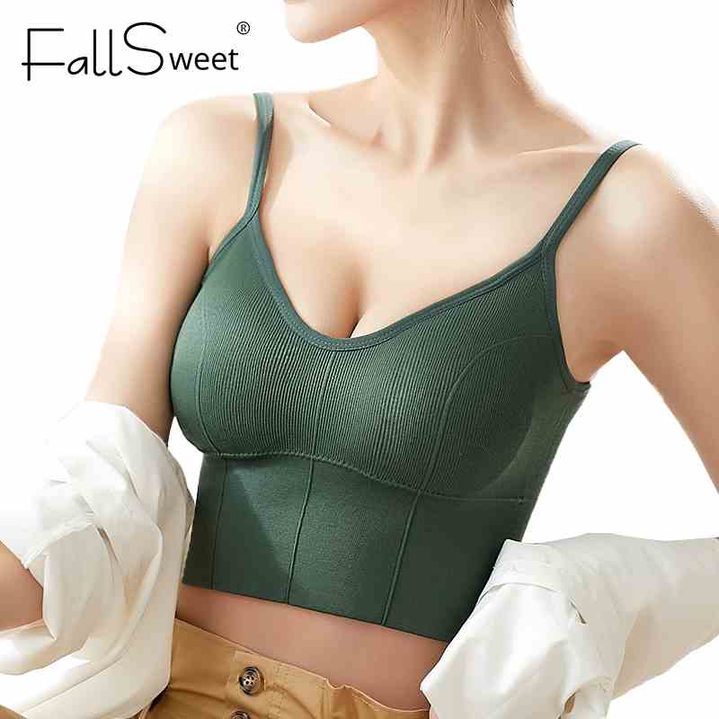 Áo lót FALLSWEET không gọng có mút nâng ngực size S-3XL thời trang