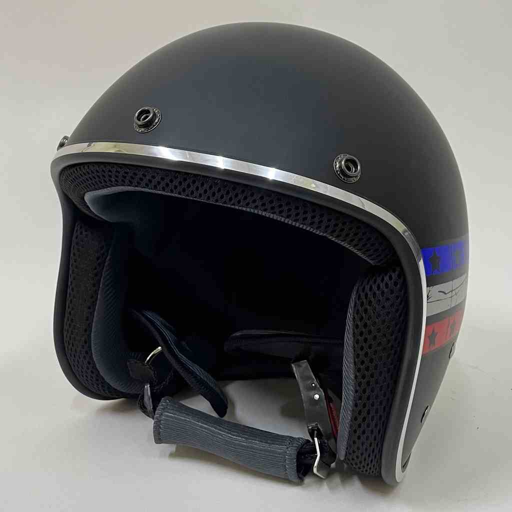 Mũ Bảo Hiểm 3/4 Đầu CHITA HELMETS CT1 Tem Sao