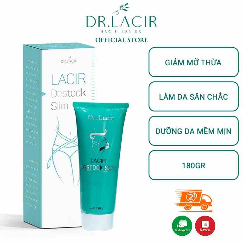 [Mã BMLTA35 giảm đến 35K đơn 99K] Kem Tan Mỡ Drlacir - Destock Slim 180ML DR18