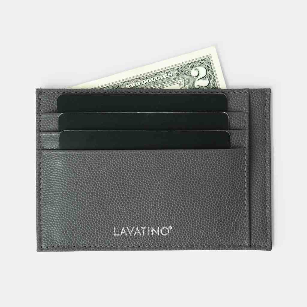 Ví Da Nam Đựng Thẻ Da Bò Cao Cấp Chính Hãng Lavatino Card HOLDER LAVA CALFSKIN 08