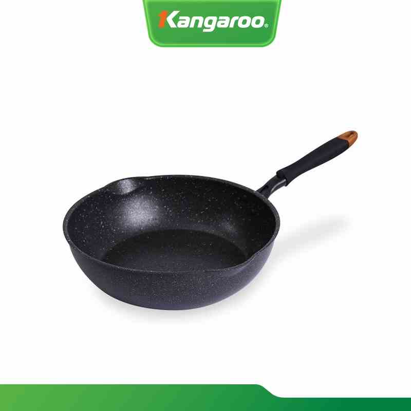 Chảo nhôm chống dính sâu lòng đáy từ Kangaroo 28cm KG655M