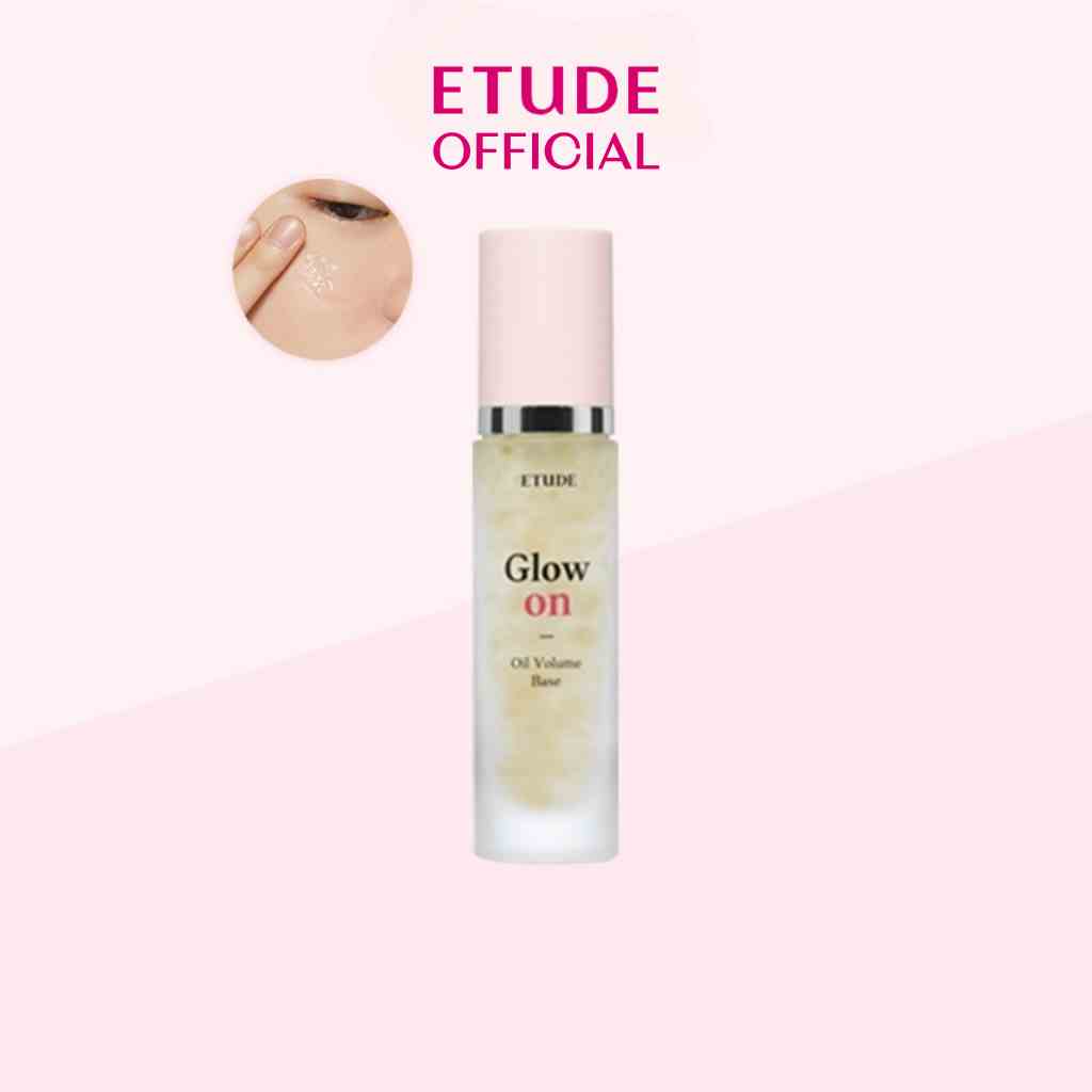 Tinh chất lót chứa dầu dưỡng bắt sáng ETUDE làm sáng da hiệu quả 30ml Glow On Base Oil Volume