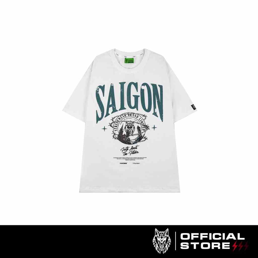 Áo Thun Tay Lỡ Unisex SAIGON VINTAGE 100% Cotton HADES Brand Chính Hãng